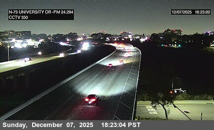 SR-73 : (350) South of University Drive Undercross