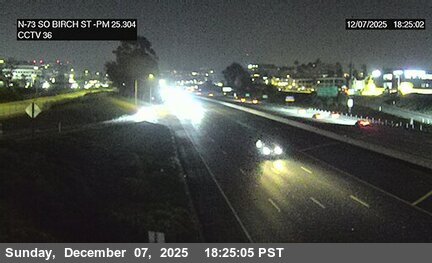 SR-73 : (36) South of Birch Street Overcross