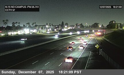 SR-73 : (37) North of Campus Drive Overcross