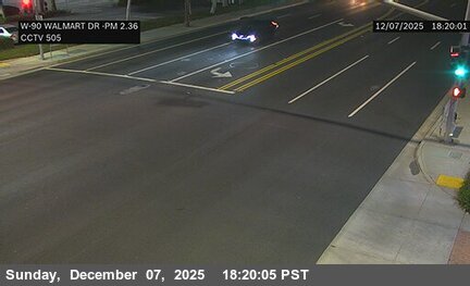 SR-90 : (505) Walmart Drwy NE Corner