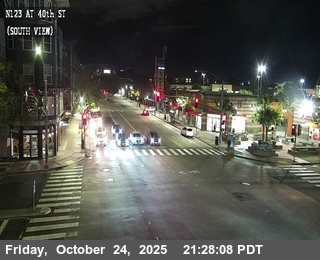 T250S -- SR-123 : 40th Street - Looking South