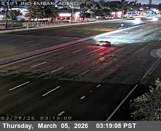 TV437 -- US-101 : AT JNO EMBARCADERO RD