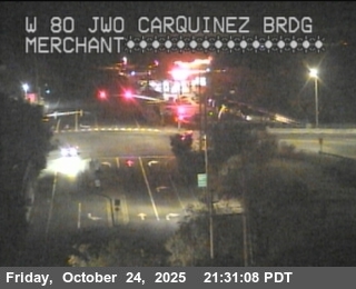 TV972 -- I-80 : Just West Of Carquinez Brdg