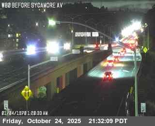 TVH37 -- I-80 : Before Sycamore Avenue