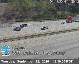 I-405 : (861) s/o Imperial Hwy On-Ramp