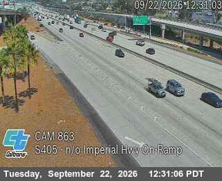 I-405 : (863) n/o Imperial Hwy On-Ramp