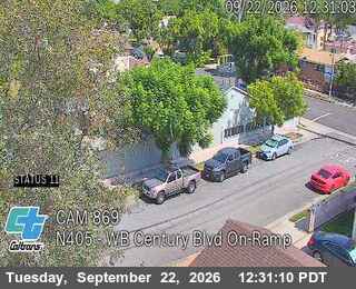 I-405 : (869) WB Century Blvd On-Ramp