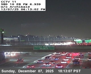 I-10 : (11) w/o Archibald Ave.