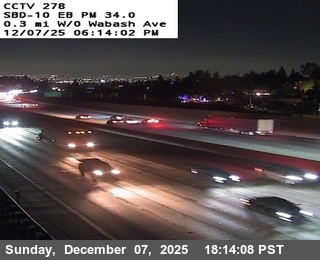 I-10: (278) W/O Wabash Ave