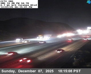 I-10: (280) 0.7 mi w/o Yucaipa Blvd