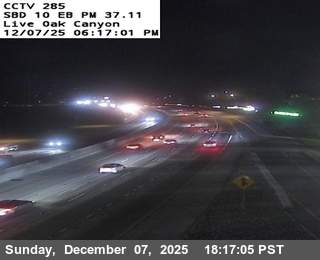 I-10 : (285) Live Oak Canyon EB Onramp