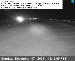 I-10 : (530) 1.5 w/o Cactus City Rest Area