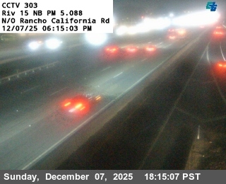 I-15 : (303) N/O Rancho California Road