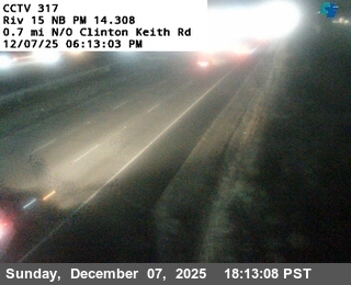 I-15 : (317) 0.7 miles North of Clinton Keith