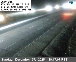 I-15 : (335) 0.9 Miles South of Lake Street