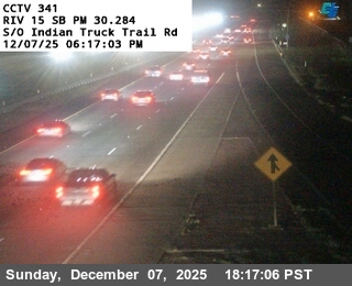 I-15 : (341) South of Indian Truck Trail Road