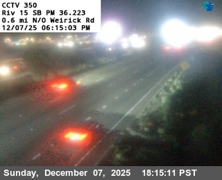 I-15 : (350) 0.6 Miles North of Werick Road