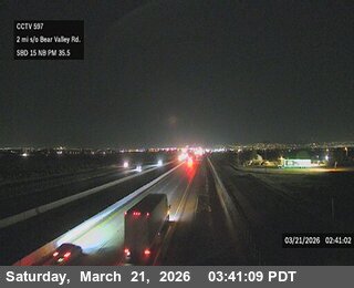 I-15 : (597) 2 mi s/o Bear Valley Rd.