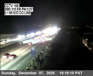 I-210 : (108) 0.1 Miles East of County Line