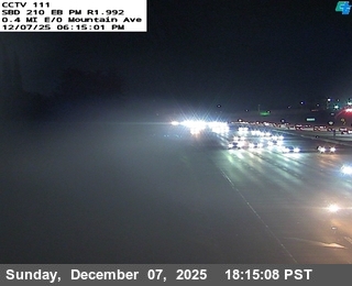 I-210 : (111) 0.4 Miles East of Mountain