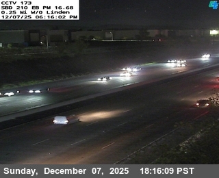 I-210 : (173) 0.25 Miles West of Linden