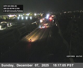 I-215 : (224) 1 Mi N/O University Parkway