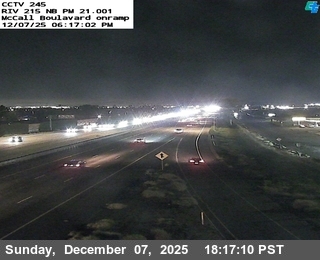 I-215 : (245) North of McCall Boulevard