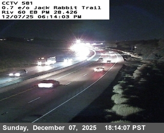 SR-60 : (581) 0.7 mi e/o Jack Rabbit Trail