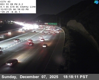 SR-91 : (43) 0.1 Miles East of County Line